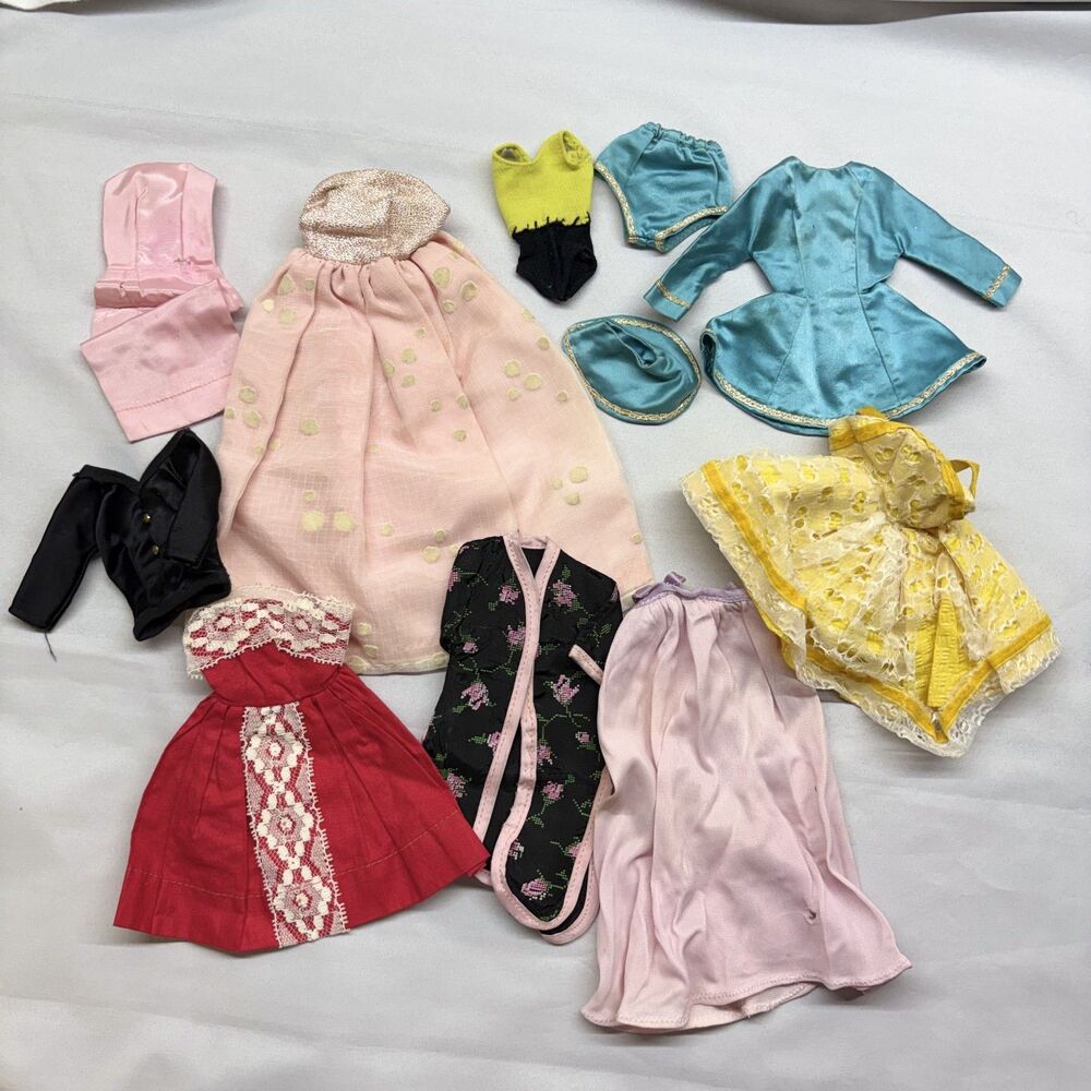 60s-80s Barbie and doll Clone Clothes Lot for Display, Repair , TLC READ - Picture 2 of 15